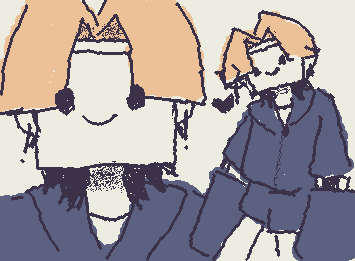 ＃10【オリキャラ】
記念すべき10作品目はこの子でした。
顔の手書き感がお気に入り。
服装はよくわかりません。
顔は一応紙で隠してあるっていう設定です。