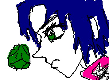 暇。誰かたすけてー(　˙-˙　)
横顔アスラン描いてみたよ(≧∀≦)