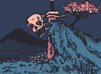 landscape and cemetery of giants