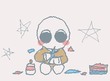 Pip likes doing arts and crafts in its free time :0