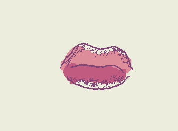 Sketch drawing of lips cuz yea....I tried to draw a head and hair.. uh yea it was NOT the way to go..soo heres some inspiration to practice drawing!!