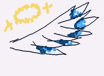 翼って描くの難しいね