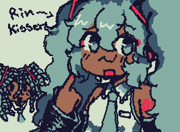 Me if I was a cutesy virtual idol with a girlfriend (^O^☆♪