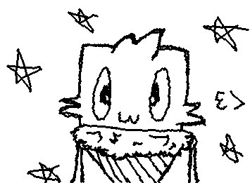 silly goob drawing ><