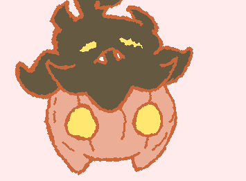 I've been drawing a lot of Pokemon recently. Here's Pumpkaboo.