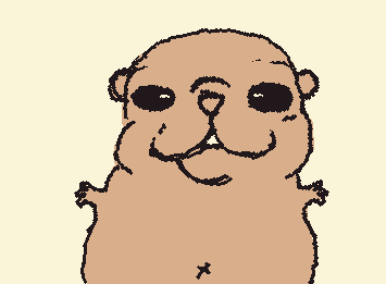 PIBBLEE (i am pibble, wash my belly) it took me a while to make this bc i kept messing up his eyes and head ;-;