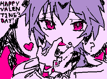 ハッピーバレンタイン!原神のドゥリンを描きました!皆さんは誰か大切な人からチョコを貰うことができたでしょうか?