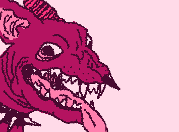 BARK!
did this inspired by some art i saw on pinterest.