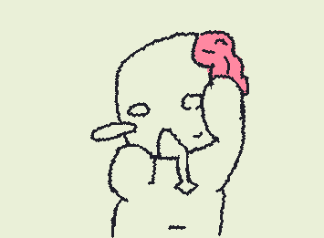 Uhh.. Ur brain is like.. Popping out a little