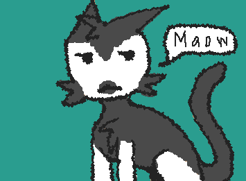 That one cat I kept seeing at the park and the streets.One time I found this cat in my shed with FOUR KITTENS😭.So I drew the cat by memory and uhhh yah.