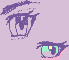 First attempt at drawing eyes with a mouse