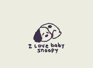 baby snoopy