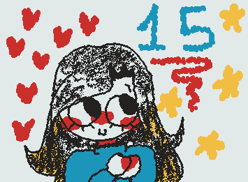 15 followers?! Thanks you so much to everyone! 😭