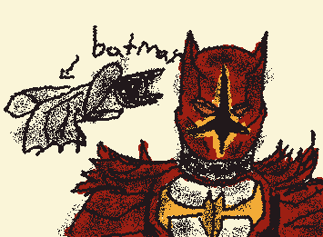 My First attempt at drawing Saint batman from
tales from the dark multiverse batman: knightfall