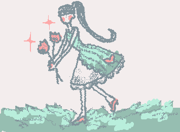 Darling charmer, Tulips in tow. A sign of renewal and hope. Oh, how lovely they are! Innocent and charming, perfection incarnate.