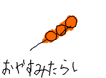 マジ眠い。足痛い。筋肉痛。ねる。(つ∀-)オヤスミタラシダンゴー
委員会やら日直やらも有るから寝るで〜
40分くらいに一回来るけどねw