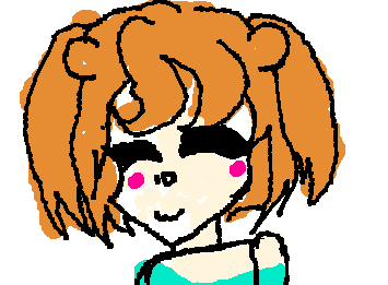 Drawing of my oc!!!! shes like a deer thing??
