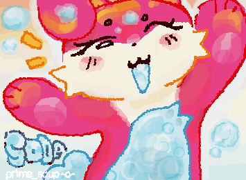 1st request! @K1rby_XD 's oc Soda!! such a cute design i love marble soda ^^