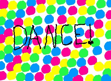 The dots look like they're dancing!!!