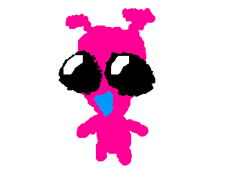 The pink one alien