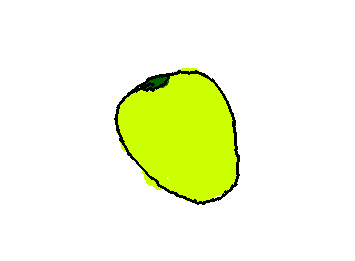 I didn't know what to draw so I drew a Palm Fruit from BOTW