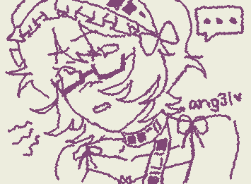 Piano girl "..." Emoticon