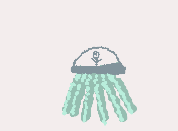 Alien in a spaceship