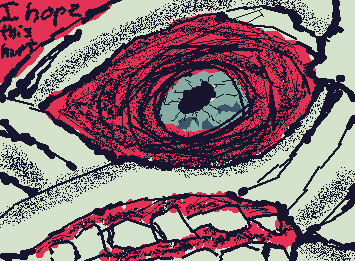 low effort Curly from Mouthwash art :p I shall get new Angie lore or first angel lore... soon... (or some other story I'm writing rn, which is about 3 books...)