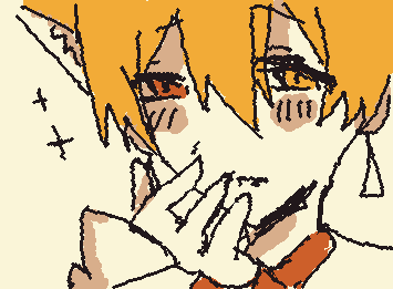 @inari さんのocを描いたよ🤩🤩🤩ちょっとメロくしてみた🫵🫵