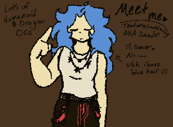 I didn’t know what to do for this but here’s me i guess. True blue hair and pronouns lookin ass LOL ask me questions