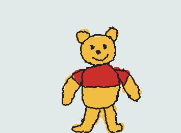 Here's a Winnie the Pooh for @inari that's in my art style (hope you like it :] )