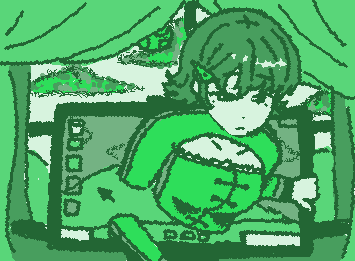 She's coming out of the computer screen?!?!!?!? (THANK YOU SO MUCH FOR 90+ FOLLOWERS <33)