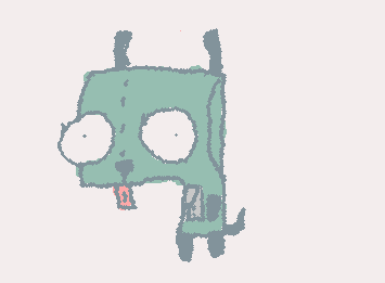 Gir! From invader Zim just smt l found on Pinterest again :3