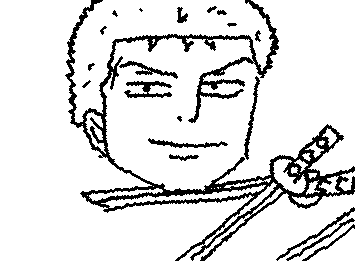 ゾロ描いてみた