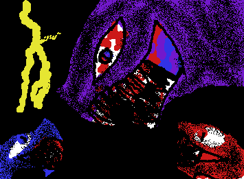 赤ドラゴンと青ドラゴンと紫ドラゴンです