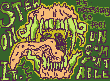 glowstick teeth! (unintentional)