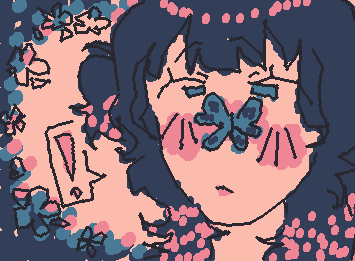 Butterfly girl "!" Emoticon