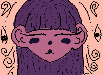 Album: Igyō no shū | Subject: Lea [V1.0] | Role: The Vortex Core | Notes: The calm center of the storm. Her spiral power is silent, focused, and absolute.