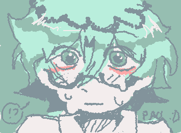 My art before take the last english exam:__)