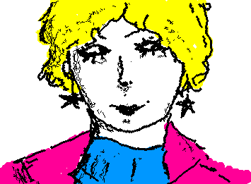 Woman comic style illust 💙