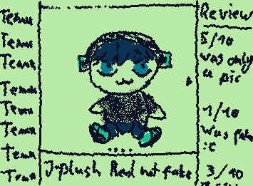 Temu plush of J