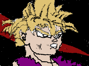 give me a famous anime scene and I will draw it.