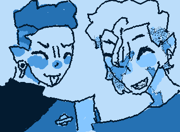 Hunter and Gus from TOH!! (NOT A SHIP) hunter is my favorite characterrrr (requests r still open btw)