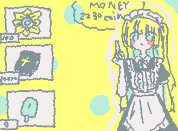 代理でSHOPmeme30分で描いたから雑!