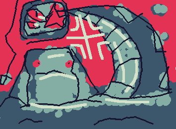 " SNORT A LITTLE SNUFF. " lost the og art, anyways, corrupted RadioStar (since they're a literal program.)