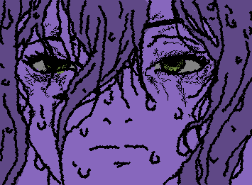 Reze in the rain (Drawing made with a mouse, I accept criticism S2).