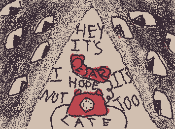 "Hey it's Cesar, I hope it's not too late.."