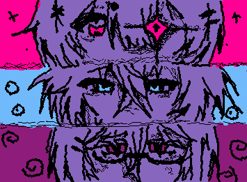 How different are their gazes when they're next to each other?