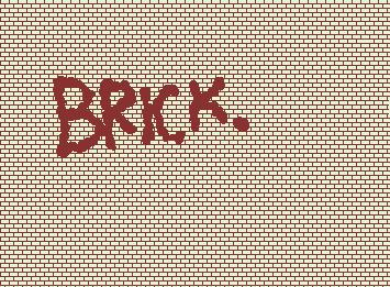 I found the brick brush