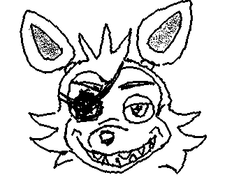 bad quality 80's inspired foxy i'll make a better version i promise